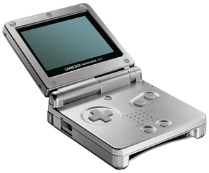Портативная консоль Nintendo Game Boy Advance SP (б/у) - серый