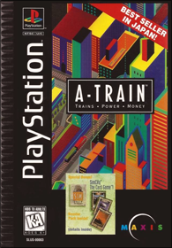 A-Train: Trains - Power - Money - Long Box (Sony PlayStation 1) (NTSC-U) cover