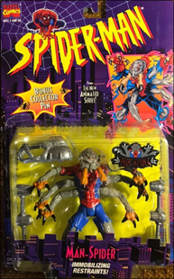 Man-Spider - Immobilizing Restraints! | Toy Biz 1994 image
