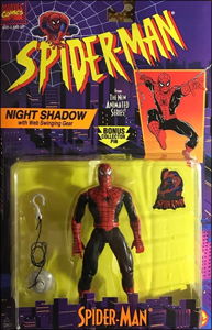 Spider-Man Night Shadow with Web Swinging Gear | Toy Biz 1994 image