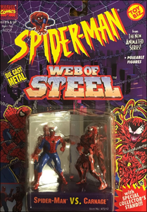 Spider-Man VS. Carnage (Web of Steel) | Toy Biz 1994 image