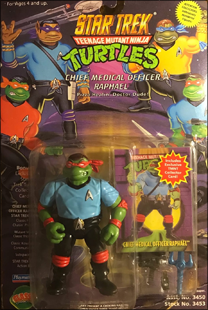 Chief Medical Officer Raphael - Pizza Healin' Doctor Dude! | Teenage Mutant Ninja Turtles (Star Trek) - Playmates Toys 1994 image