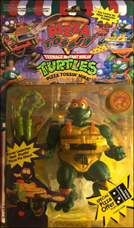 Pizza Tossin' Mike - The Cheese Chuggin' Champ! | Teenage Mutant Ninja Turtles (Pizza Tossin') - Playmates Toys 1988 image