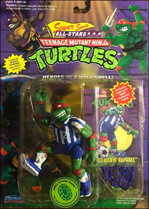 Shell Kickin' Raph - The Super Sewer Soccer Player! | Teenage Mutant Ninja Turtles (Sewer Sports All-Stars) - Playmates Toys 1994 image