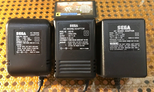 Европейские блоки питания  от Sega Master System 2 и Sega Mega Drive 1-2