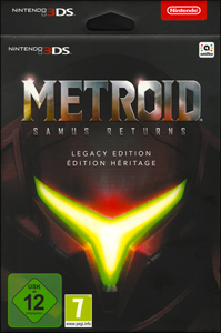 Metroid: Samus Returns (Legacy Edition) (Nintendo 3DS) (PAL) cover