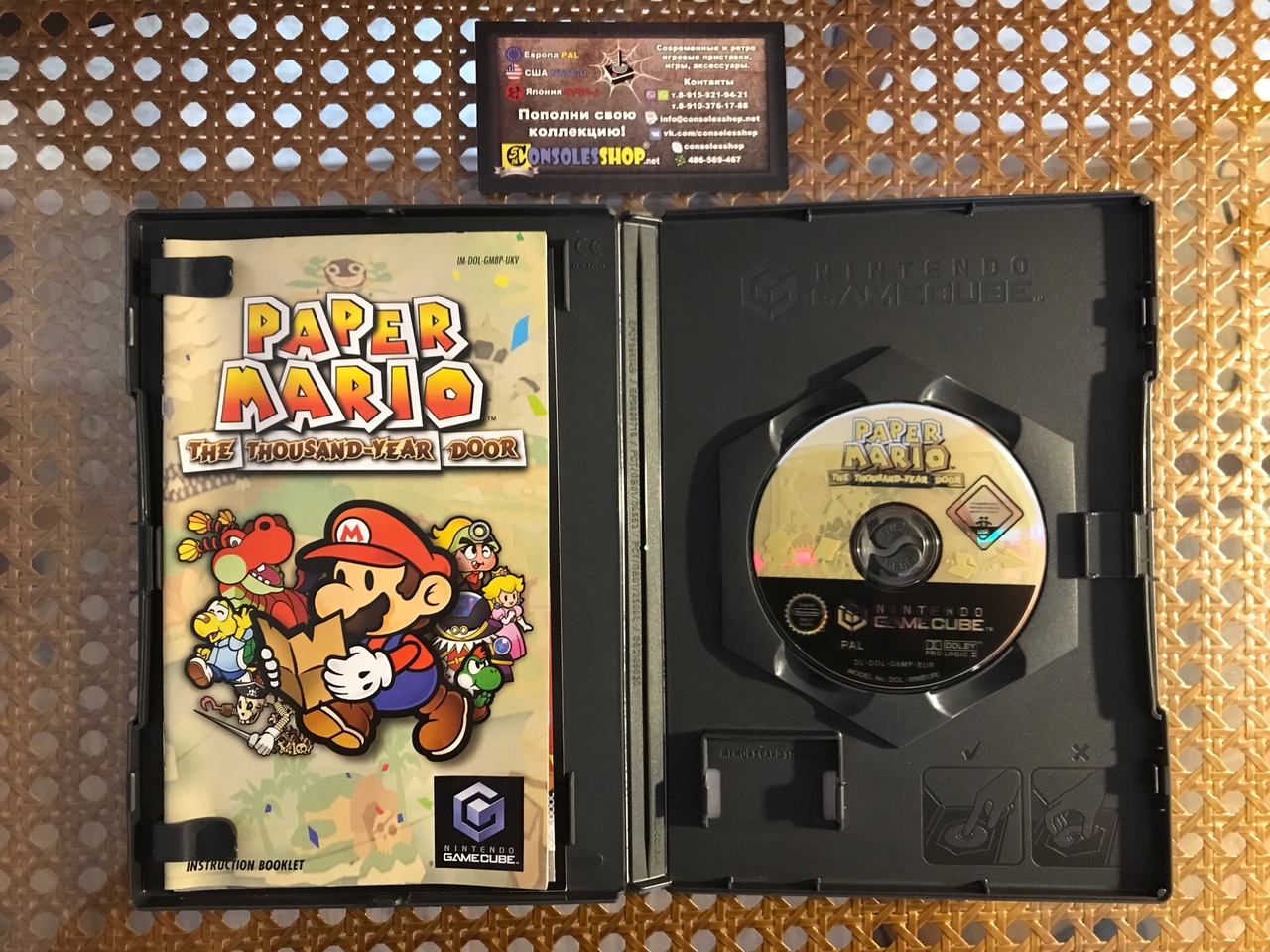Paper Mario: The Thousand-Year Door (PAL) (б/у) для Nintendo GameCube.