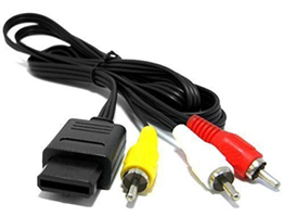 Композитный AV кабель (б/у) для Nintendo GameCube