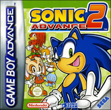 Sonic Advance 2 (Nintendo Game Boy Advance) (EU) cover