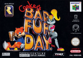 Conker's Bad Fur Day (Boxed) (Nintendo 64) (PAL) cover