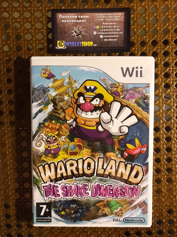Wario Land: The Shake Dimension (б/у) для Nintendo Wii.