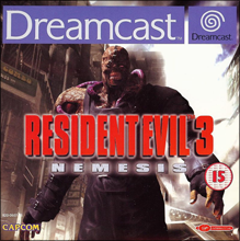 Resident Evil 3: Nemesis (Sega Dreamcast) (PAL) cover