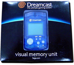 Visual Memory Unit синий для Sega Dreamcast