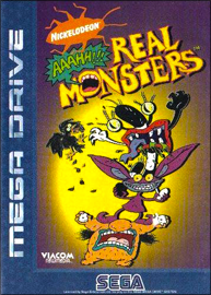Aaahh!!! Real Monsters (Sega Mega Drive) (PAL) cover