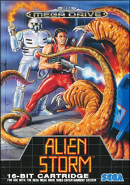 Alien Storm (Sega Mega Drive) (PAL) cover