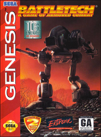 Battletech: A Game of Armored Combat (Sega Genesis) (NTSC-U) cover
