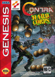 Contra: Hard Corps (Sega Genesis) (NTSC-U) cover