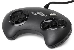 Геймпад 3 buttons (б/у) для Sega Genesis