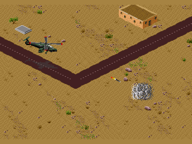 Desert Strike: Return to the Gulf для Sega Mega Drive.