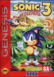 Sonic the Hedgehog 3 (б/у) для Sega Genesis