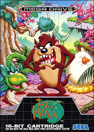Taz-Mania (Sega Mega Drive) (PAL) cover