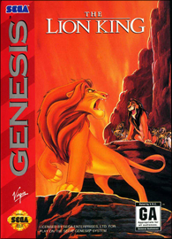 The Lion King (Sega Genesis) (NTSC-U) cover