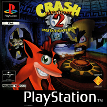Crash Bandicoot 2: Cortex Strikes Back (Sony PlayStation 1) (PAL) cover