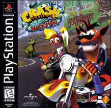 Crash Bandicoot: Warped 3D cover NTSC-U (б/у) для Sony PlayStation 1