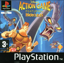 Disney's Action Game featuring Hercules (Sony PlayStation 1) (PAL) cover