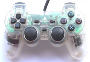 Геймпад DualShock (Crystal) (used) (Sony PlayStation 1) (PS1)