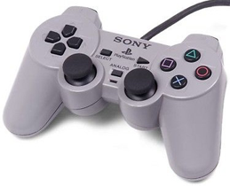 Gamepad DualShock (Grey) (used) (Sony PlayStation 1) (PS1)