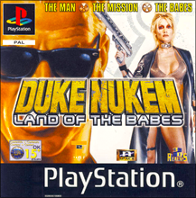 Duke Nukem: Land of the Babes (Sony PlayStation 1) (PAL) cover