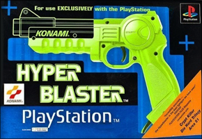Световой пистолет Hyper Blaster (Konami) (Boxed) (Sony PlayStation 1) cover