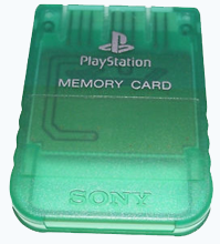 Карта памяти - Green Crystal (б/у) для Sony PlayStation 1
