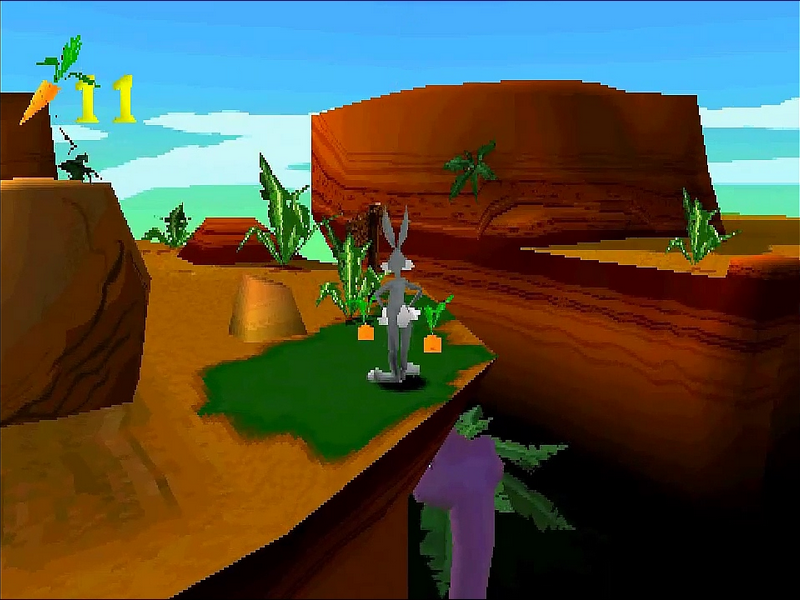 Bugs Bunny: Lost in Time для Sony PlayStation 1.