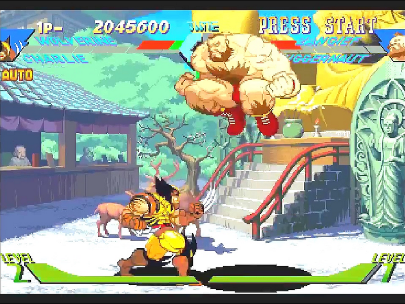 X-Men vs. Street Fighter для Sony PlayStation 1.