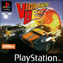Vigilante 8 (Sony PlayStation 1) (PAL) cover