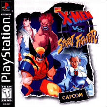 X-Men vs. Street Fighter (Sony PlayStation 1) (NTSC-U) cover