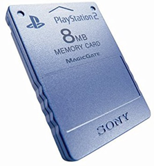 Карта памяти 8MB - Silver (б/у) для Sony PlayStation 2