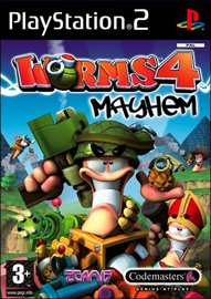 Worms 4: Mayhem (Sony PlayStation 2) (PAL) cover