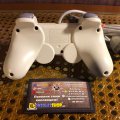 Геймпад DualShock - белый (б/у) для Sony PlayStation 1 Slim (PSone)