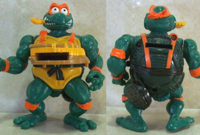Pizza Tossin' Mike - The Cheese Chuggin' Champ! | Teenage Mutant Ninja Turtles (Pizza Tossin') - Playmates Toys 1988 изображение-1
