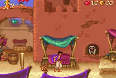 Disney’s Aladdin (б/у) для Super Nintendo Entertainment System