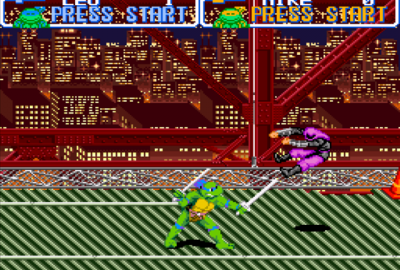 Teenage Mutant Ninja Turtles IV: Turtles in Time (б/у) для Super Nintendo Entertainment System