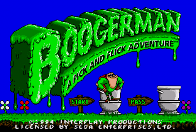 Boogerman: A Pick and Flick Adventure (Sega Mega Drive) скриншот-1