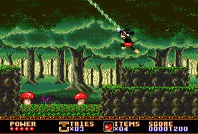 Castle of Illusion Starring Mickey Mouse (Sega Mega Drive) скриншот-1