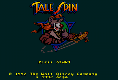 Disney's TaleSpin (Sega Mega Drive) скриншот-1