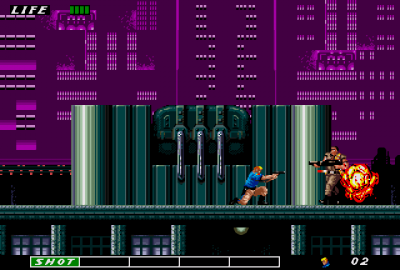 ESWAT: City Under Siege (Sega Mega Drive) скриншот-1