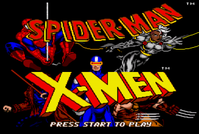 Spider-Man / X-Men: Arcade's Revenge (Sega Mega Drive) скриншот-1