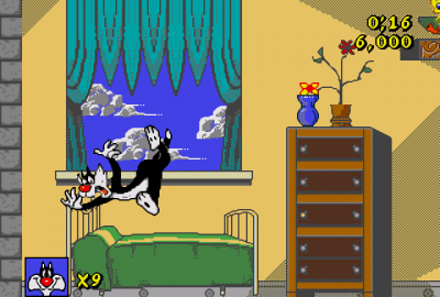 Sylvester & Tweety in Cagey Capers (Sega Mega Drive) скриншот-1